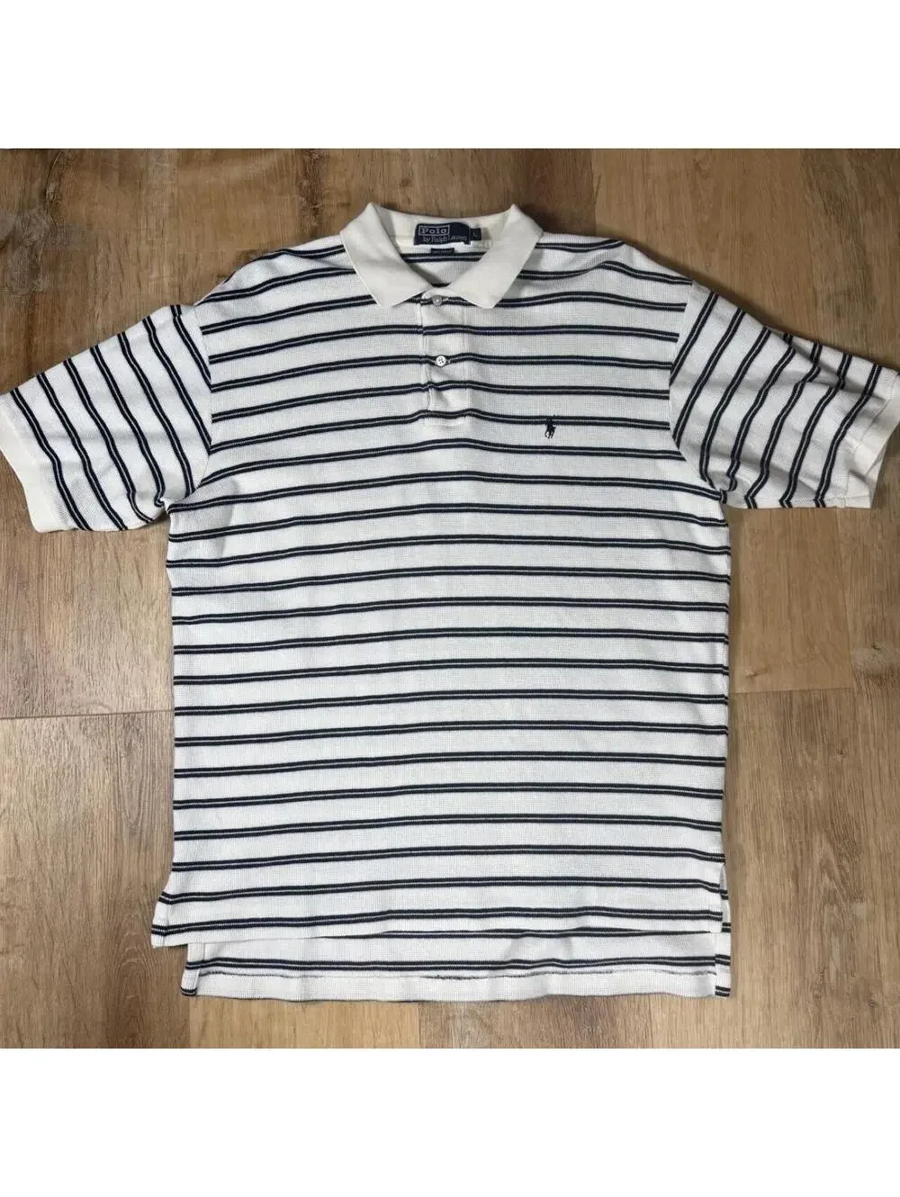 Polo Ralph Lauren Men's White and Multi Polo-shirt